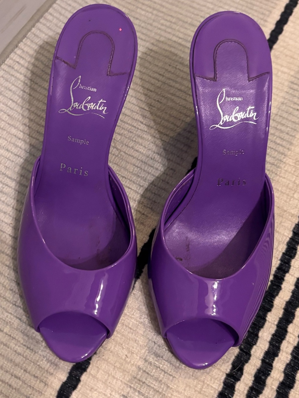 Me Dolly 85mm Patent Leather Wedge Pumps 38 samples